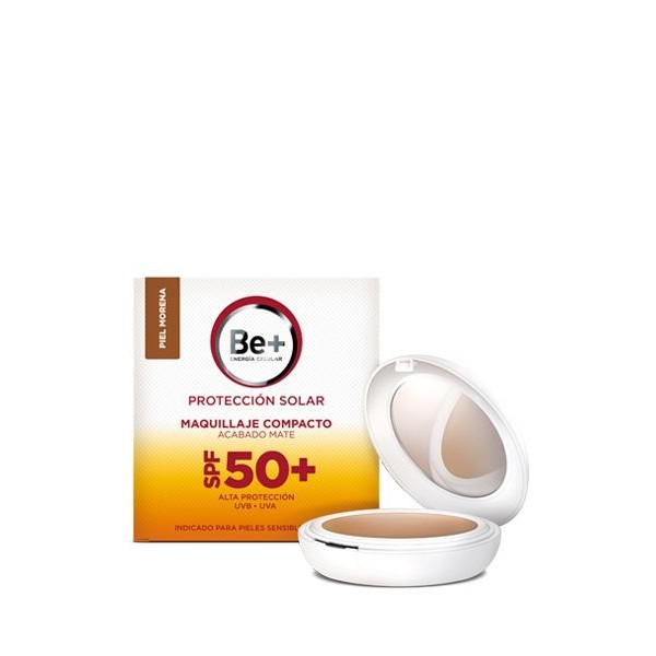 BE+ Maquillaje Compacto SPF 50+ Piel Morena 10g