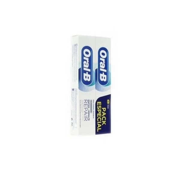 Oral B Pasta Encias & Esmalte Repair Original 2x(75ml+25ml)