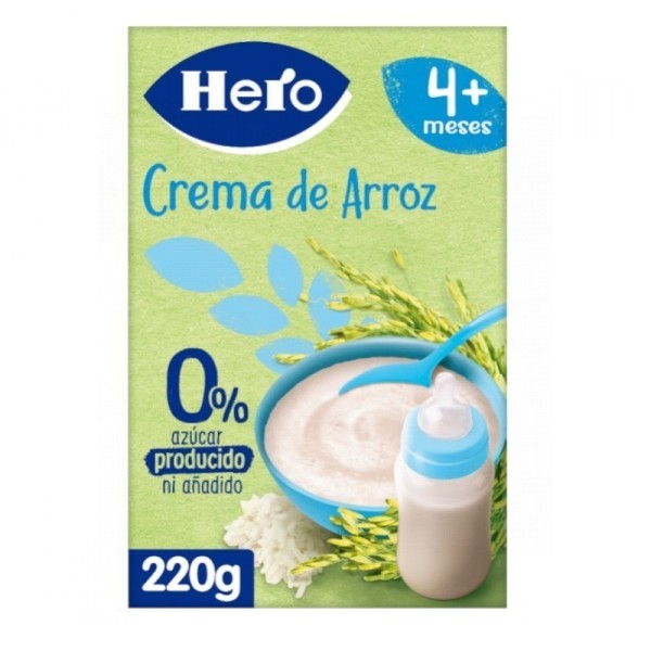 Hero Crema De Arroz Sin Gluten 220g