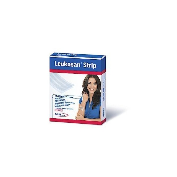 BSN Leukosan Strip Sutura Cutánea Estéril Tira 75 mm x 3 mm 10 uds