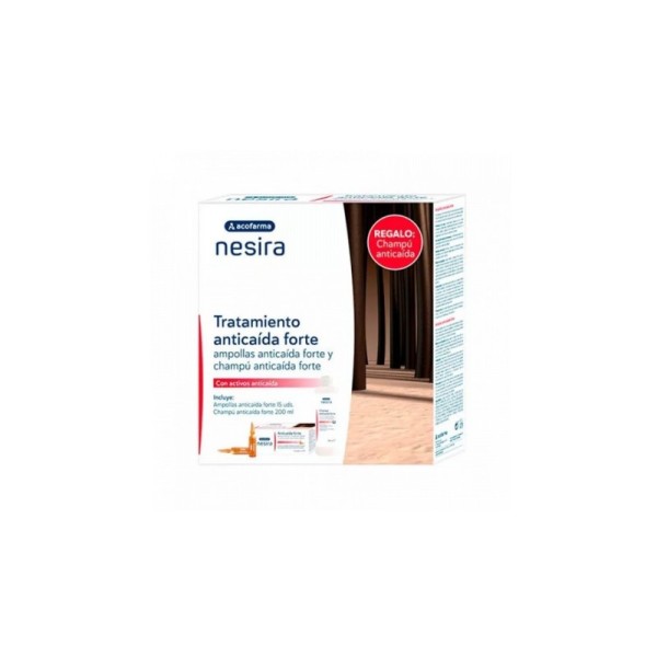 Acofarma Nesita Pack 15 Ampollas + Champú Anticaída 200ml