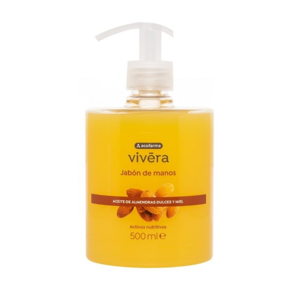 Acofarma Vivera Jabon De Manos Almendras Dulces Y Miel 1 Envase 500 ML