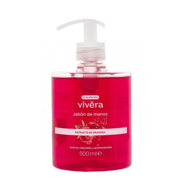 Acofarma Vivera Jabon De Manos Extracto De Granada 1 Envase 500 ML