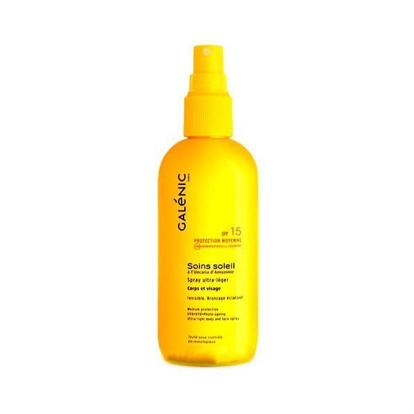 Galenic Solar Spray Spf15 Cuerpo, 125ml