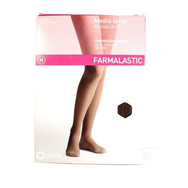 Farmalastic Media Larga Comp Normal Blonda T-g