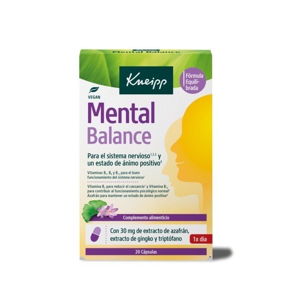 Kneipp Mental Balance 20 Cápsulas