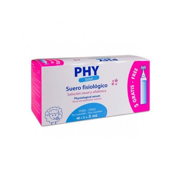 PHY Suero Fisiológico Bebé Monodosis 45uds
