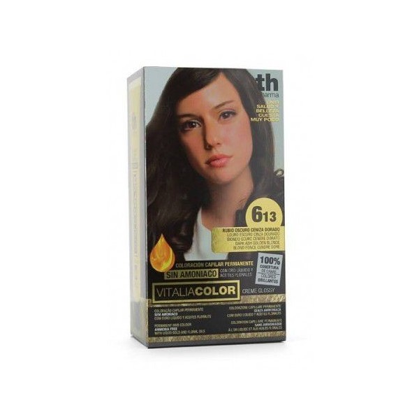 TH Pharma Coloración Capilar Permanente Rubio Oscuro Ceniza Dorado 6.13