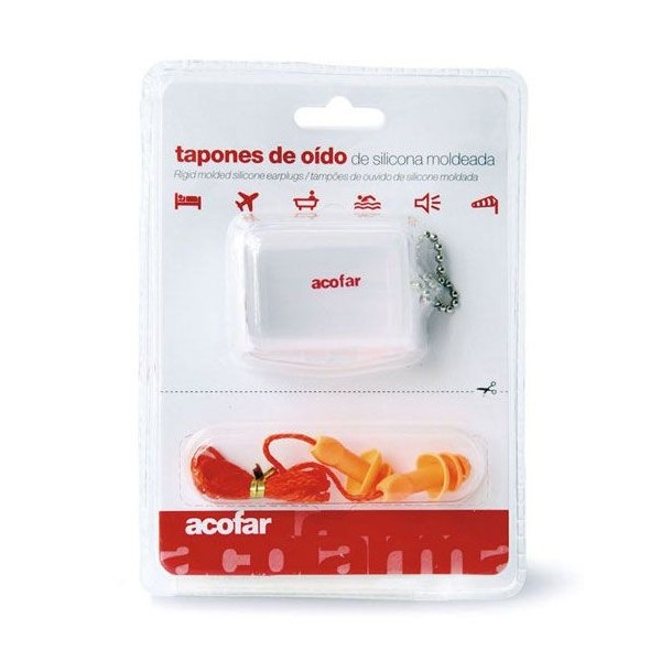 Acofar Tapones Oídos Silicona Moldeada 2uds