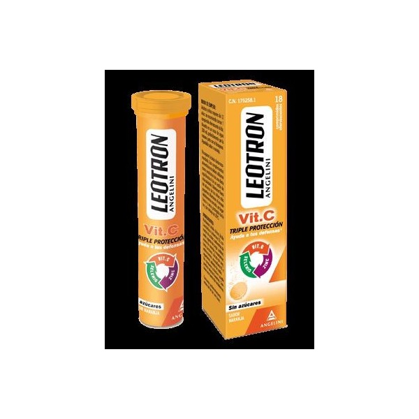 Leotron Vitamina C 18 Comprimidos Efervescentes